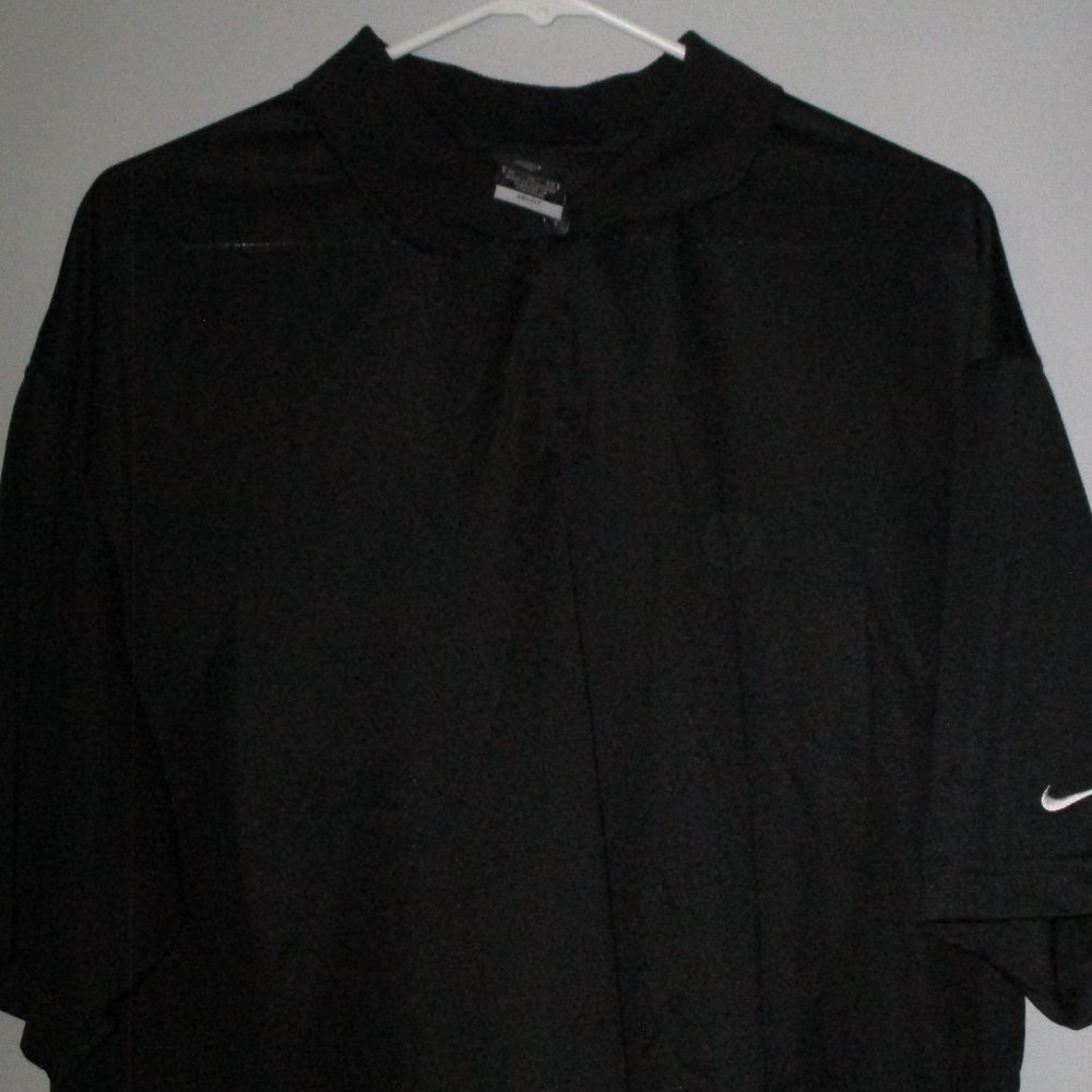Nike Golf Shirt, XL, Black